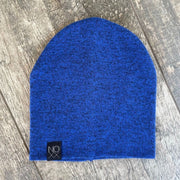 Speckled Royal | Sweater Knit Beanie - Beanies