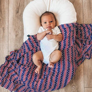 Stars & Stripes | Swaddle or Kids Throw Blanket - blankets