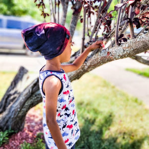 Summer Tie-Dye (USA Version) | Jersey Knit Beanie - Beanies