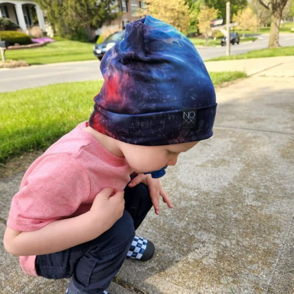 Summer Tie-Dye (USA Version) | Jersey Knit Beanie - Beanies