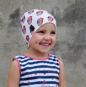 USA Lips | Jersey Knit Beanie - Beanies