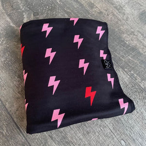 Valentine Lightning Bolts | Swaddle/Baby Blanket - blankets