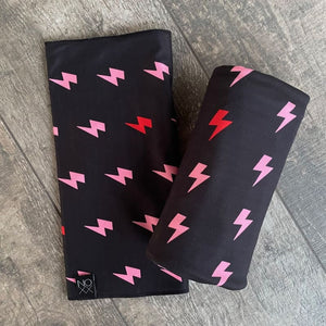 Valentine Lightning Bolts | Swaddle/Baby Blanket - blankets