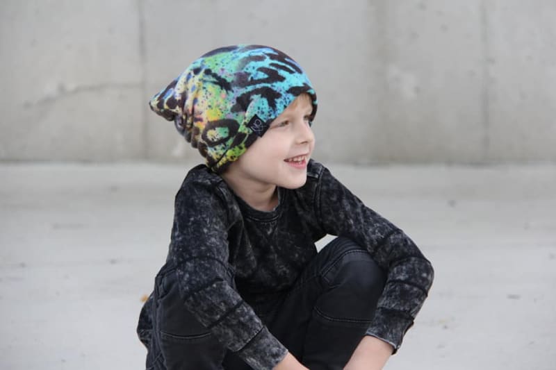 Wild Cheetah | Cozy Sweater Knit Beanie - Beanies