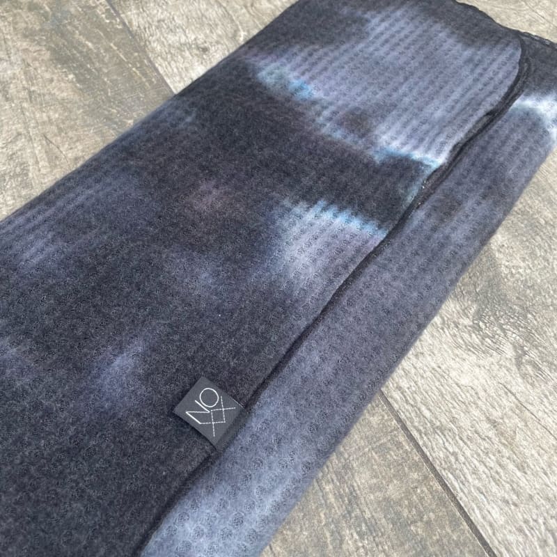 Black/Grey Tie-Dye | Swaddle or Kids Throw Blanket - blankets