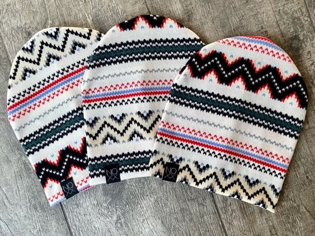 Winter Fair Isle | Sweater Knit Beanies - Beanies