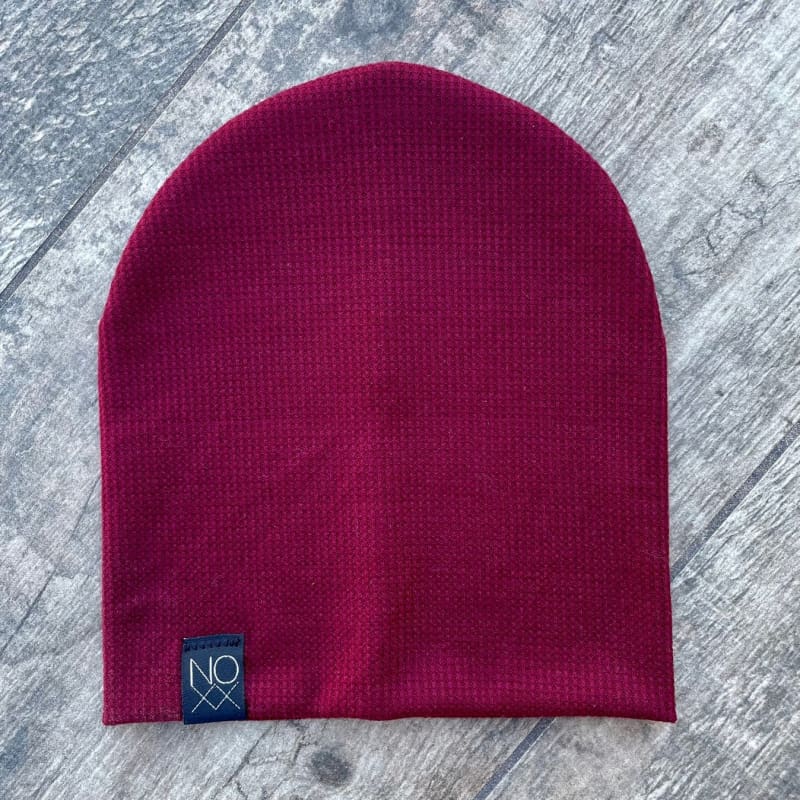Maroon | Lightweight Thermal Knit Beanie - Beanies