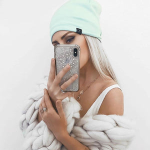 Mint | Cozy Sweater Knit Beanie - Beanies