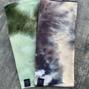 Multiple Color Choices | Sweater Knit Burp Cloths - Tan Tie-Dye - Burp Cloth