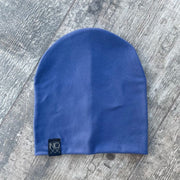 Denim Blue | Jersey Knit Beanie - beanies