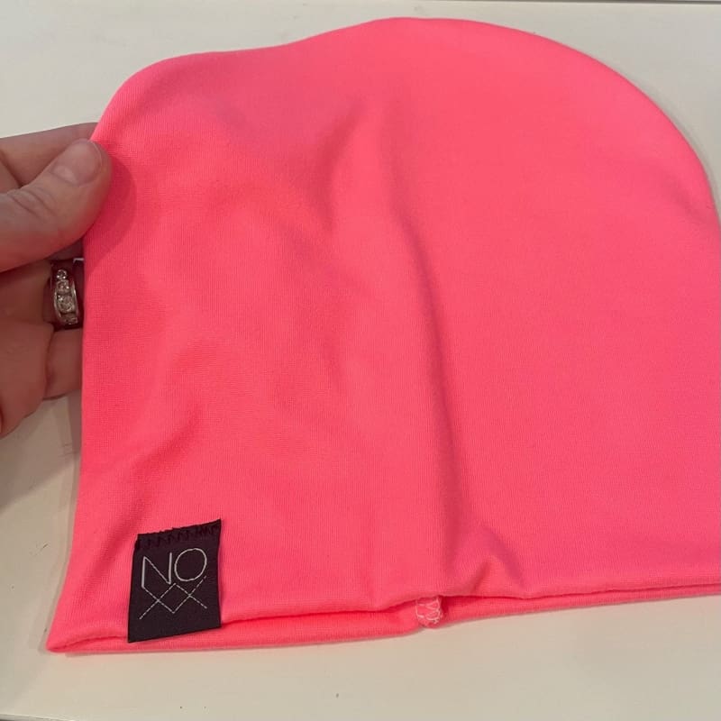Neon Pink (New) | Jersey Knit Beanie - beanies