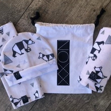 Origami Forest Animals | Newborn or Infant Bundle - blankets