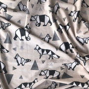 Origami Forest Animals | Swaddle or Kids Throw Blanket - blankets