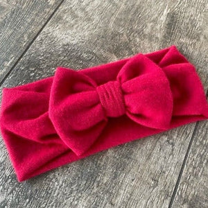 Red Cozy-Collection | Bow Headband - Headbands