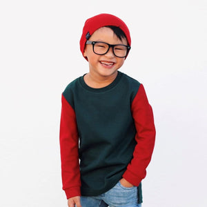 Red | Cozy Sweater Knit Beanie - Beanies