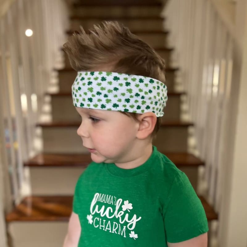 Shamrock Boy-Band (Bandanna Style Headband) - Headbands