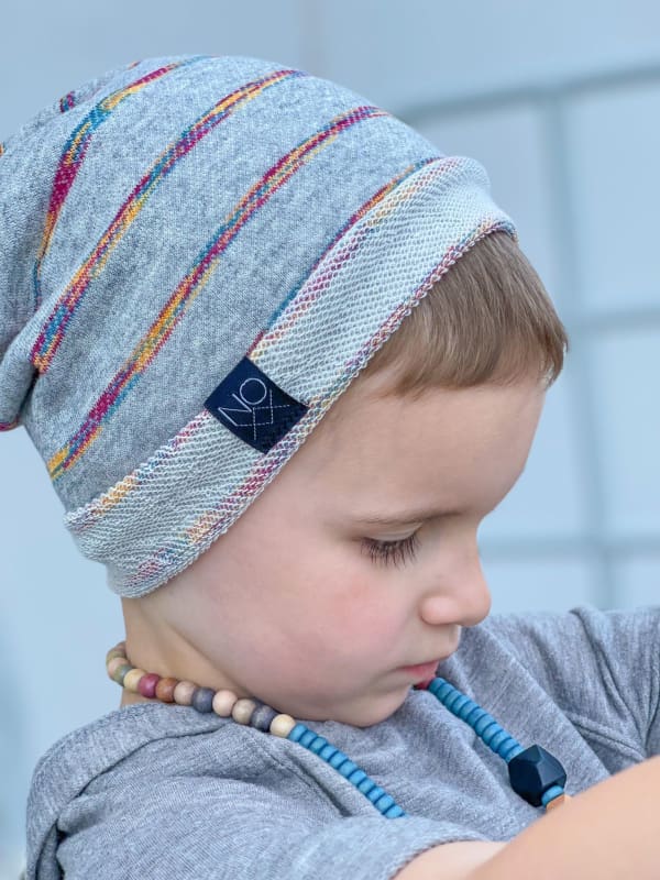 Southwestern Stripes Grey | Signature Style Beanie - Beanies