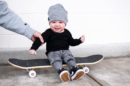 Speckled Gray | Cozy Sweater Knit Beanie - Beanies