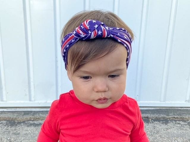 Stars & Stripes | Adjustable Knotted Headband