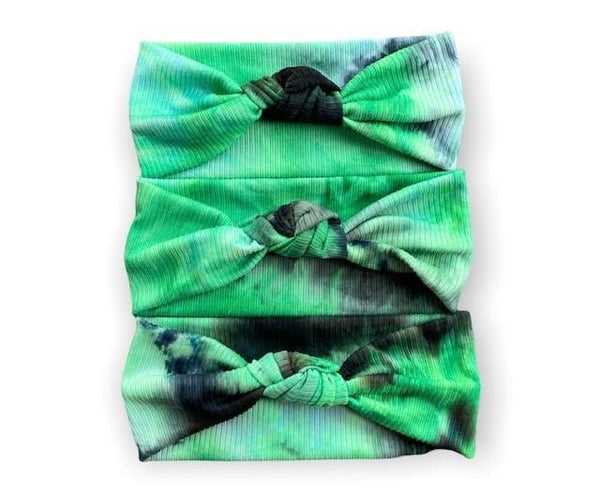 Tie-Dye Ribbed | Adjustable Knotted Headbands - NOXX display picture 1